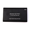 aluminium externe batterij voor ipad / iphone / ipod (zwart)