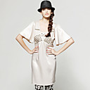 Colorful Printed Long Sleeves With Belt Trench Coat / Women's Outerwear (FF-D-BL0736301)