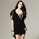 Chiffon Cape Sleeve Shoulder Beaded Cardigan