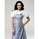 Short Sleeves Taffeta Bridal Jacket/ Wedding Wrap (0455-8)