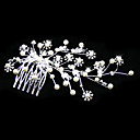 diamantes de imitación / imitación de la boda nupcial peines