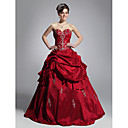 Ball Gown Sweetheart Floor-length Taffeta Evening/ Prom Dress