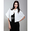 Sleeveless Faux Fur Bridal Wedding Jacket/ Wrap