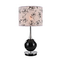 Table Light with Black Ball Featured Light Pole (E27 Bulb Base)