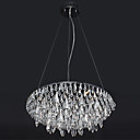 8-light K9 Crystal Large Pendant Light (1017-DY1015-8)