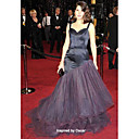Satin Tulle Trumpet/ Mermaid Straps Sweetheart Evening Dress inspired by Marisa Tomei at the 83rd Oscar (FSH1102218)