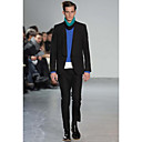 Non-Button Shawl Lapel Center-vented Groom Wear/ Tuxedo/ Men's Suit Jacket and Trousers