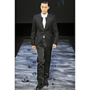 1 Button Notch Lapel Side-vented Groom Wear/ Tuxedo/ Men's Suit Jacket and Trousers