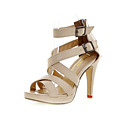 Leatherette Upper Gladiator Sandals Stiletto Heel (More Colors)