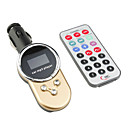 1,0 "lcd mp5 speler fm transmitter met afstandsbediening / sd / tf slot - geel