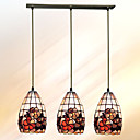 5 Inch Tiffany-style 3 Floral Natural shell Material Pendant Light  (0835-D8028)