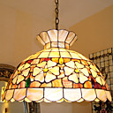 16 Inch Tiffany-style Crown Shape Natural shell Material Pendant Light (0835-D8018)