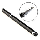 2-in-1 Sensative CapacitiveTouchpad Stylus + Ball Pen for iPhone and iPad(Black)