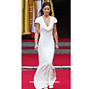 Satin Trumpet/ Mermaid Cowl Floor-length Bridesmaid Dress inspired by Pippa Middleton