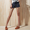 ct estampado floral pantalones cortos de mezclilla
