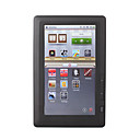 7 Inch Touch Screen 4GB E-book Reader With FM/Voice Recorder/Dictionary/Games (Black)