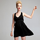 TS Bead Embellished Racerback Babydoll Dress