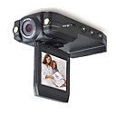 2.0 pollici auto dvr display, box auto nera, con obiettivo girevole a 180 °
