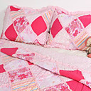 Pink 3pcs Bedspread Set