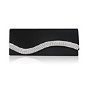  satin skal med rhinestone aften koblinger flere farver