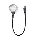  USB LED 18 Lights with Magnifier, Black