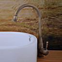 antike Messing Waschbecken Wasserhahn (groß)