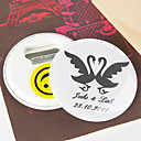 Personalized Bottle Opener/Fridge Magnet - Love Swan (set of 12)