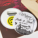 Personalized Bottle Opener/Fridge Magnet - Bench and Road Lamp(set of 12)