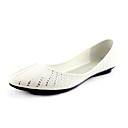 PU supérieure plate fermé orteils avec paillettes chaussures de sport (0796-yh001)