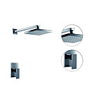 Single Handle Rain Chrome Wall-mount Shower Faucet (0609 - 13812 00)