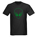 som e música ativado espectro vu metros el visualizador levou t-shirt (4 * aaa)