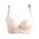 Cotton With Printing Demi Cup Adjustable Straps Wedding / Party Bra More Colors