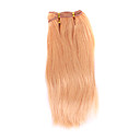 100% Indian Remy Hair 12" Machine Made Silky Straight Weft 26 Colors To Choose