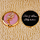 Personalized Ringstones Bouquet Compact Mirror