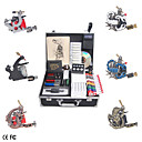 Complete Set Tattoo Kit with 6 Tattoo Guns and LCD Power Supply