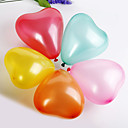 solide de couleur en forme de cœur ballon (jeu de 100)