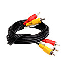 1.2 Meters RCA Video and Stereo Audio Signal Cable