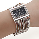 Mode-Legierung Band Quarz Armbanduhr für Frauen