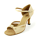 Performance Latin Shoes Ladies High Heel Leatherette Upper Dance Shoes