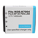 1400mAh 3.7V Digital Camera Battery NP-50/K7004 for FUJIFILM,CASIO and More