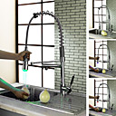 Chrome Finish Kitchen Faucet with Color Changing LED Light