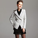 TS Wool Blend Fold Over Jewel Embellished Blazer(2 colors)