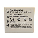 1200mah pile pour appareil photo D-LI8 (fnp40) pour Pentax Optio S, s5i, S5n, sv, wp, x