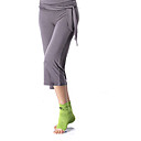 YOGAYF-Japanese Fabric Rayon Simple Design Three-Quarter Gray Sports Yoga Pants Women Fitness Pants