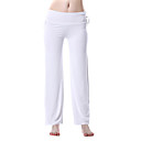 yogayf-eco-vriendelijke katoen yoga fitness slijtage mode witte sport yoga broek