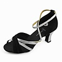 Satin Upper Dance Shoes Ballroom Latin Shoes for Women