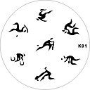 Nail Art Stamp Stamping Image Template Plate K series 8
