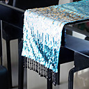 Colorful Peacock Table Runner