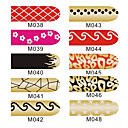 16pcs nail art folie armor wraps patch stickers manicure