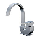 Contemporary Brass Kitchen Faucet (Chrome Finish)